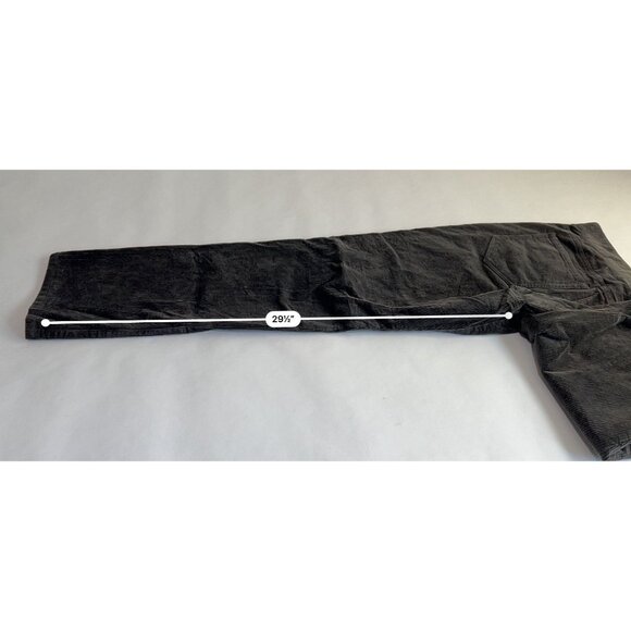 Vince Classic Fit Owen 5 Pocket Pants in Charcoal Corduroy - Picture 4 of 5